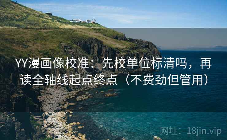 YY漫画像校准：先校单位标清吗，再读全轴线起点终点（不费劲但管用）